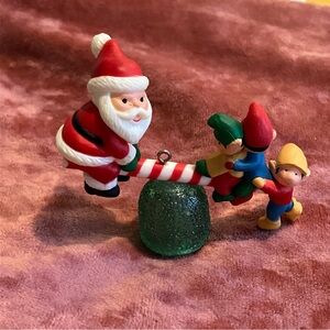 Avon Santa's See Saw Ornament